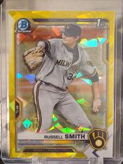 Russell Smith [Yellow] #BDC-113 Baseball Cards 2021 Bowman Draft Sapphire Prices