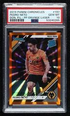Pedro Neto [Donruss Premier League Press Proof Orange Laser] Soccer Cards 2019 Panini Chronicles Prices