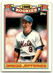 Gregg Jefferies #16 Baseball Cards 1990 Topps Glossy Rookies Prices