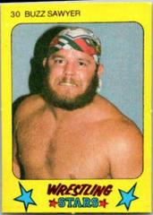 Buzz Sawyer Wrestling Cards 1986 Monty Gum Wrestling Stars Prices