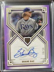 Shane Baz [Purple] Baseball Cards 2022 Topps Definitive Rookie Autographs Prices