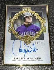 Larry Walker #HAFA-LW Baseball Cards 2022 Topps Gilded Collection Gold Framed Hall of Famer Autographs Prices
