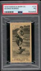 George McBride #113 Baseball Cards 1916 Famous & Barr Co Prices
