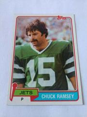 Chuck Ramsey #406 Football Cards 1981 Topps Prices