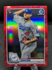 Brusdar Graterol [Red Refractor] #5 Baseball Cards 2020 Bowman Chrome Prices