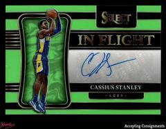 Cassius Stanley [Green Prizm] #IF-CSY Basketball Cards 2021 Panini Select In Flight Signatures Prices