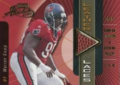 Warren Sapp #WS-99 Football Cards 2000 Playoff Absolute Leather and Laces Prices