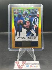Russell Wilson [Gold Zone] Football Cards 2014 Panini Score Prices
