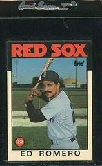 Ed Romero #95T Baseball Cards 1986 Topps Traded Tiffany Prices