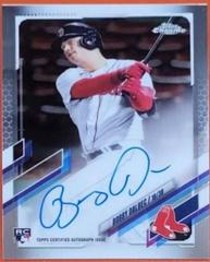 Bobby Dalbec Baseball Cards 2021 Topps Chrome Rookie Autographs Prices