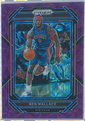 Ben Wallace [Choice Purple] Basketball Cards 2022 Panini Prizm Prices
