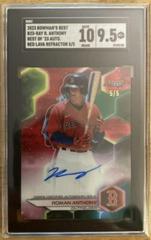 Roman Anthony [Red Lava] #B23-RAY Baseball Cards 2023 Bowman's Best of Autographs Prices