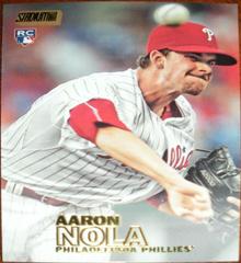 Aaron Nola [White Jersey Gold Foil] #295 Baseball Cards 2016 Stadium Club Prices
