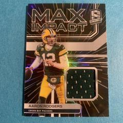 Aaron Rodgers [Hyper] Football Cards 2022 Panini Spectra Max Impact Prices