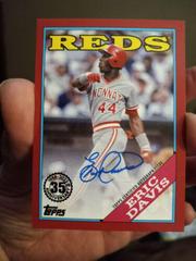 Eric Davis [Red] #88BA-ED Baseball Cards 2023 Topps Silver Pack 1988 35th Anniversary Autographs Prices