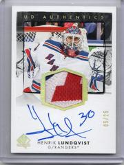 Henrik Lundqvist #UDAP-HL Hockey Cards 2022 SP Authentic UD Autographs Patch Prices