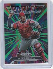 Yadier Molina [Lime Green Prizm] #FL-10 Baseball Cards 2022 Panini Prizm Fearless Prices