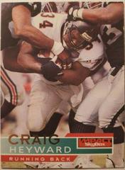 Craig Heyward #6 Football Cards 1995 Skybox Impact Prices