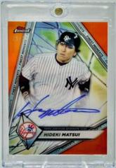 Hideki Matsui [Orange] #FMA-HM Baseball Cards 2022 Topps Finest Moments Autographs Prices