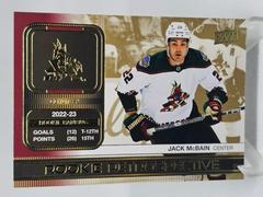 Jack McBain [Gold] #RR-1 Hockey Cards 2023 Upper Deck Rookie Retrospective Prices