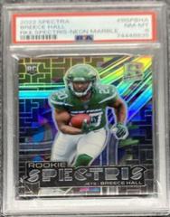 Breece Hall [Neon Marble] #RSP-BHA Football Cards 2022 Panini Spectra Rookie Spectris Prices