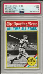 Lou Gehrig [All Time All Star] #341 Baseball Cards 1976 O Pee Chee Prices