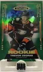 Trevor Zegras [Photo Variant Green] #101 Hockey Cards 2021 Upper Deck Stature Prices