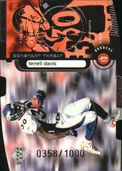 Terrell Davis [Silver DC] Football Cards 1998 Upper Deck Constant Threat Prices