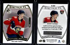 Anton Lundell #S-89 Hockey Cards 2021 SP Authentic Spectrum FX Prices