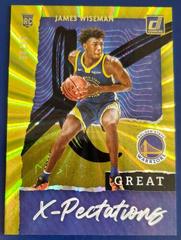 James Wiseman [Yellow Laser] #2 Basketball Cards 2020 Donruss Great X-Pectations Prices