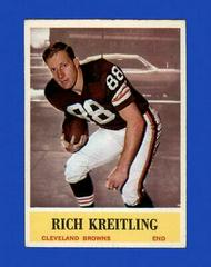 Rich Kreitling Football Cards 1964 Philadelphia Prices