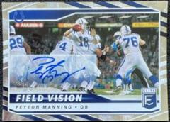 Peyton Manning [Autograph] Football Cards 2021 Panini Donruss Elite Field Vision Prices
