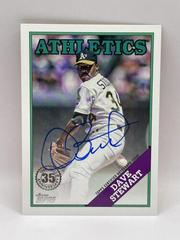 Dave Stewart #88BA-DAS Baseball Cards 2023 Topps Silver Pack 1988 35th Anniversary Autographs Prices