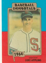 Luke Appling #95 Baseball Cards 1980 Baseball Immortals Prices