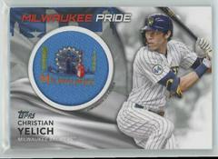 Christian Yelich Baseball Cards 2022 Topps City Flag Patch Relics Prices