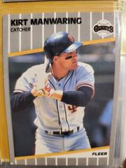 Kirt Manwaring #334 Baseball Cards 1989 Fleer Prices