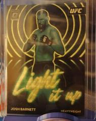 Josh Barnett [Gold Vinyl] #2 Ufc Cards 2023 Panini Donruss Optic UFC Light It Up Prices