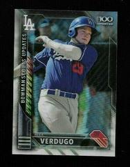 Alex Verdugo Baseball Cards 2016 Bowman Chrome Scouts' Top 100 Update Prices