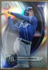 Wander Franco [Platinum Bar] #69 Baseball Cards 2022 Bowman Platinum Prices