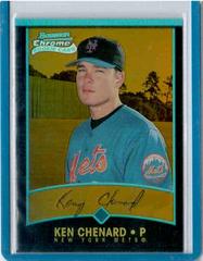 Ken Chenard [Gold Refractor] Baseball Cards 2001 Bowman Chrome Gold Prices