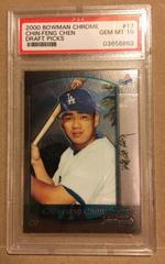 Chin-Feng Chen #17 Baseball Cards 2000 Bowman Chrome Draft Picks Prices