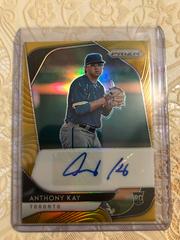 Anthony Kay [Gold Prizm] #RA-AK Baseball Cards 2020 Panini Prizm Rookie Autographs Prices