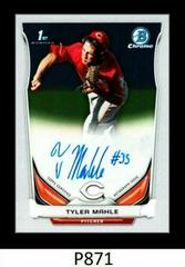 Tyler Mahle #TMA Baseball Cards 2014 Bowman Chrome Autograph Prospects Prices