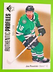 Joe Pavelski [Gold] #AP-14 Hockey Cards 2021 SP Authentic Profiles Prices