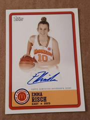 Emma Risch [Autograph] #PA-ER Basketball Cards 2023 Topps Chrome McDonald's All American Paper At Event Prices