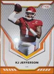 KJ Jefferson #24 Football Cards 2024 Sage Prices