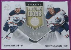Kailer Yamamoto, Evan Bouchard Hockey Cards 2021 SP Authentic Future Icons Prices
