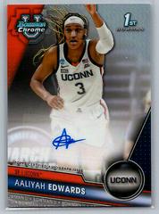 Aaliyah Edwards [Refractor] #BCPA-AE Basketball Cards 2023 Bowman Chrome University Prospects Autographs Prices