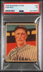 Sam Rice #32 Baseball Cards 1936 Diamond Stars Prices