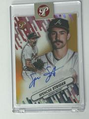 Spencer Strider [Gold] Baseball Cards 2023 Topps Pristine Fresh Faces Autographs Prices